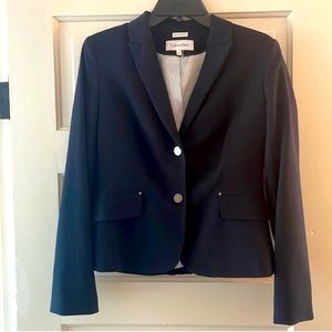 Calvin Klein Navy Blue Blazer - sz 4 - EUC
